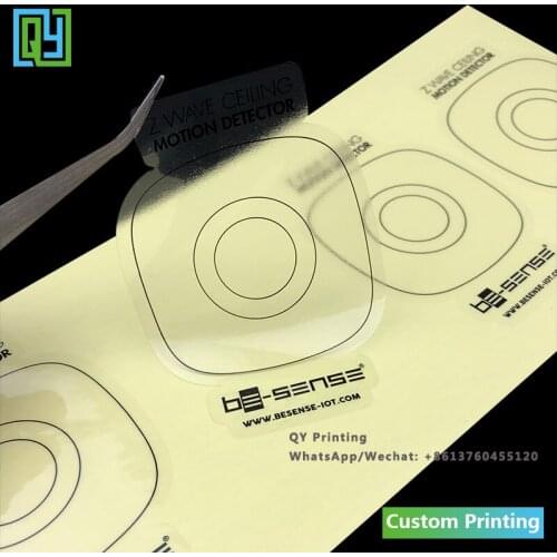 1000pcs 78x116mm free shipping custom printed transparent adhesive labels device packaging labels model brand name logo stickers