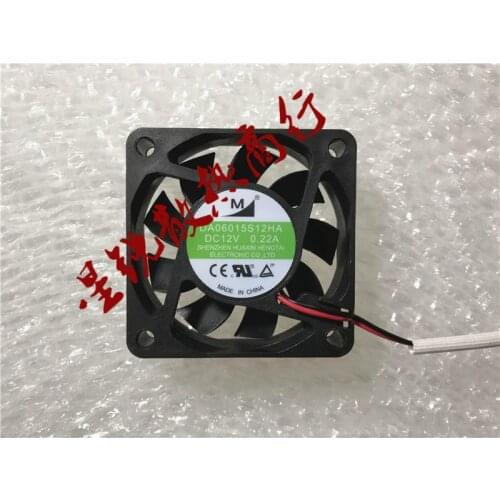 Huaxia Hengtai DA06015S12HA DC 12V 0.22A 60x60x15mm 2-Wire Server Cooling Fan