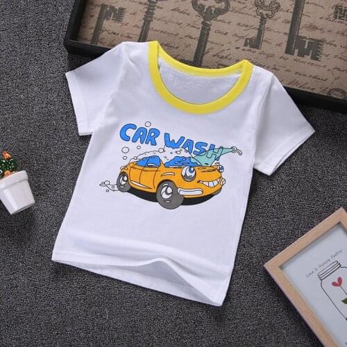 2019 summer baby t shirt childrens short sleeve boys t-shirts cartoon baby girl tshirt cotton kids clothes shirt tshirt