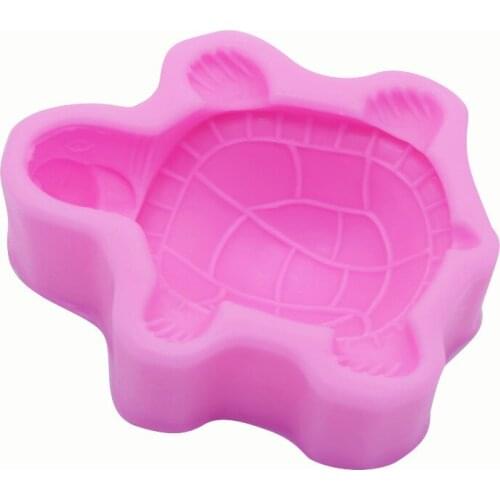 3D Fondant Chocolate Ice Cube Handmade Soap Silicone Mold Tortoise Crystal AB Glue Drop Mould 19-87