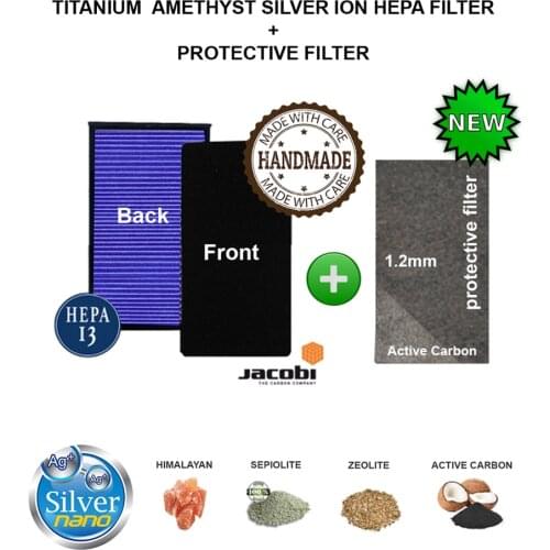 450*250*50MM Sharp KC-W380SW-W KC-BD60-S KI-AX85 KC-C150SW Air Purifier Compatible Hepa Carbon Combined Filter