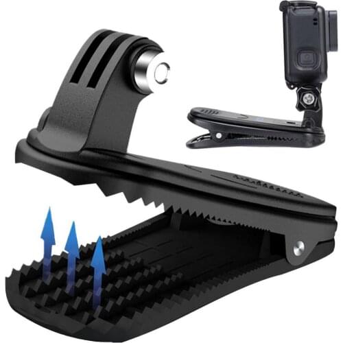 BLUELANS TELESIN Rotatable Sport Camera Clip for GoPro Hero 8/7/6/5/XiaoYi/Osmo Action