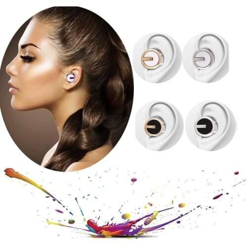 Bluetooth 4.1 Mini In-Ear Wireless Sport Earbuds Headset Stereo Earphone multi-point connection hands-free business talk 20