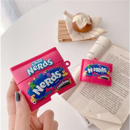 Brand sweet fruit candy 3D Case For AirPods 1 2 pro Charge Box Soft Silicone Wireless Bluetooth Earphone protective Cover Coque