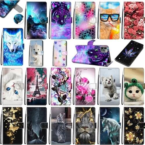 Case For ZTE Blade 20 smart V2020 Vita Case Flip PU Leather Cover For ZTE Blade A7s Wallet Case For ZTE Blade A3 2019 L8 Coque