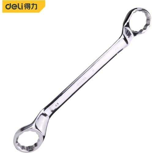 Deli Mirror Double Box Wrench 46x50mmHandle Snap Ring Hand Wire stripper Nippers Multipurpose kits electric tools multi-function