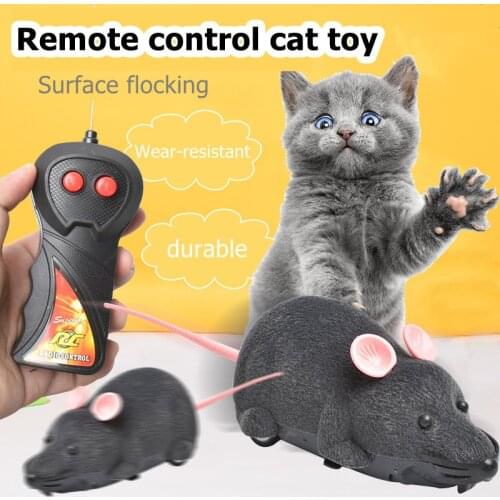 Electronic Remote Control Rat Remote Control Cat Toys Funny Cute WirelessKitten Novelty Funny Pet Supplies Pets Gift Cat Toys