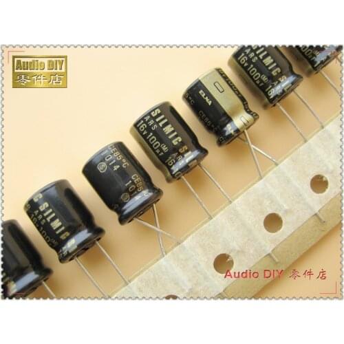 ELNA Black Gold SILMIC ARS Series 100uF/16V Audio Electrolytic Capacitor