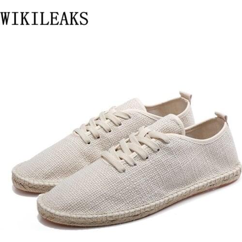 Mens Canvas Shoes Casual Unisex Shoes Brand Espadrilles Men Breathable Shoes Men Summer Chaussure Homme Tenis Masculino Adulto