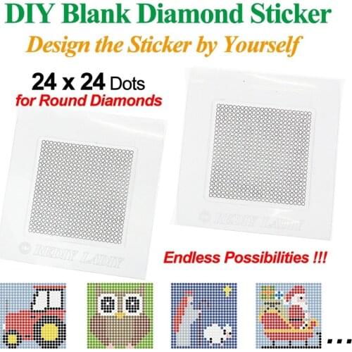 Diamond Painting Plein 24x24 DIY Diamond Sticker Full Square/Round Diamond Mosaic Pixel Art Hobby & Crafts Diamond Embroidery