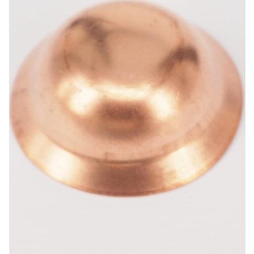 LOT20 Pure Copper Flared End Cap Stop End Feed Pipe Cap Air Conditioner Cooling Equipment Refrigeratr