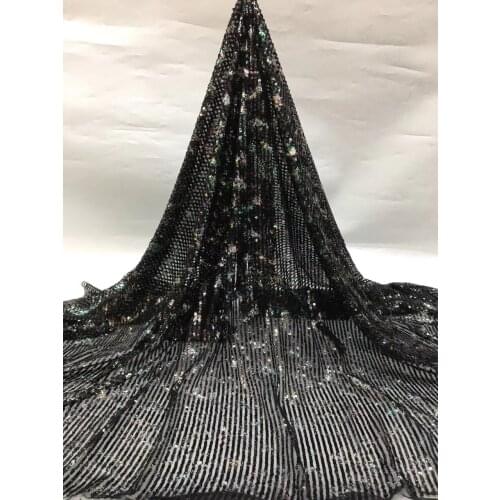 The Latest French Sequined Lace Fabric 2021 High-quality African Lace Fabric, Nigerian Lace Fabric For Wedding Parties XX3877