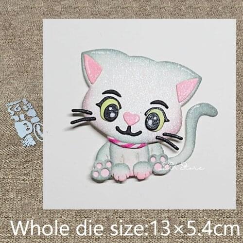 New Design Craft Metal stencil mold Cutting Dies kitty cat animal decoration scrapbook die cuts Album Paper Card Craft Embossing