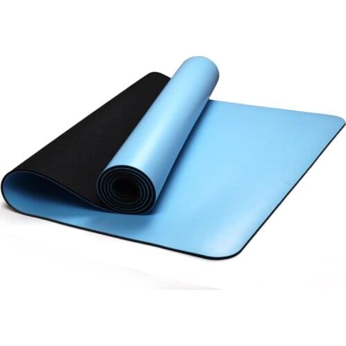 Fitness Equipment 6mm Tpe Yoga Mat Exporter Custom Logo Cork Yoga Mat For Gym