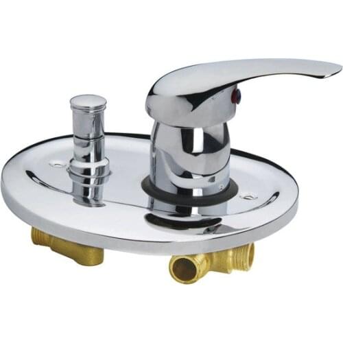 Cold and hot water switch valve connect baffle faucet, Copper shower room mixer faucet 2/3/4/5 Gear screw thread or intubation