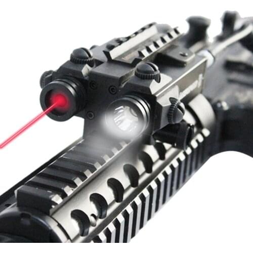 Rifle airsoft tactical strobe light with ar15 laser green red IR Combo For long gun weapon light mira laser para rifle