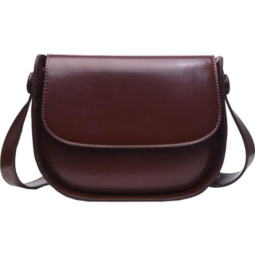 High-class feeling French small crowd bag female new style INS Korea edition Retro Fashion Saddle Bag Shoulder Messenger bag