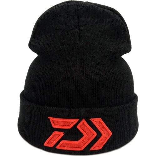 High quality DAIWA embroidery wool hat fashion outdoor leisure hats autumn and winter cold caps couple universal warm fishing
