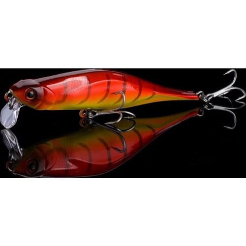 WALK FISH New Minnow Fishing Lure Hard Artificial Bait 3D Eyes 10cm 11.3g Wobblers Crankbait Plastic Baits Fish Pesca