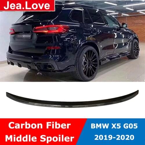 G05 Real Carbon Fiber Rear Wing Trunk Spoiler Tail Decoration For BMW X5 G05 2019-2020 Car Modification Decoration