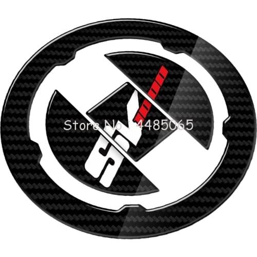 3D Carbon-look Motorcycle Fuel Gas Cap Protector Decals Case for Suzuki SV1000 SV1000S SV 1000S 1000S 2003-2008