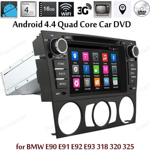 7 inch Android4.4 radio Car DVD For BMW E90/E91/E92/E93/318/320/325 Support GPS BT 3G WiFi TV DAB TPMS DVR stereo mp5
