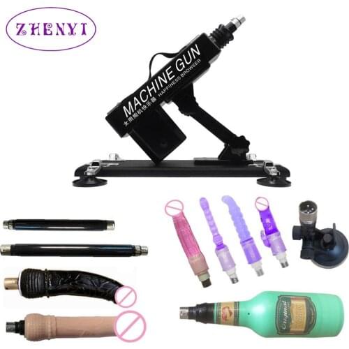 Automatic Telescopic Sex Machine With Variety of Different Size Dildo Love Machine Gun Sex Toys For Man Women Sex Products