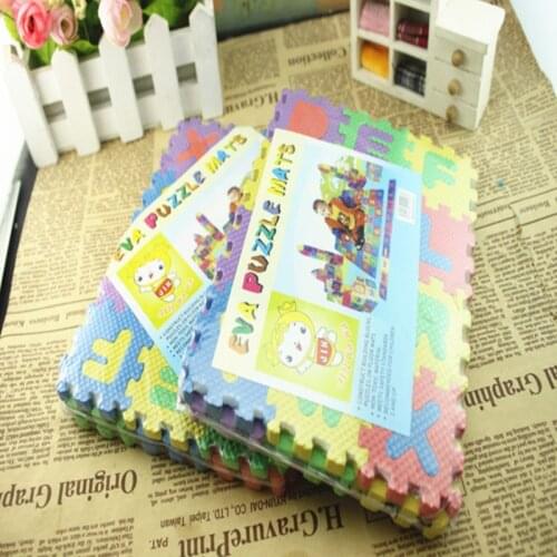 Number Pattern Baby Play Mat Yoga Crawling Mats Floor Tapete DIY Creative Model Figures Educational Puzzle Blocks Toys For Kids