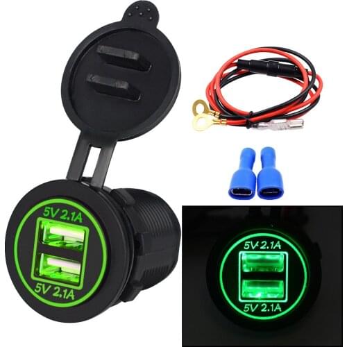 For Car Motorcycle ATV RV SUV Boats Yacht Support for all Phones Pad Car Appliances Voltmeter Measurable Voltage: 6-38V