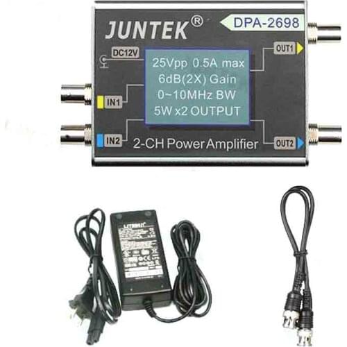Dual-channel DPA-2698 high-power DDS function signal generator power amplifier signal source power amplifier 10MHz