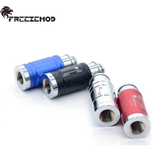 FREEZEMOD Internal&External Tooth Stop Valve Adjustable Water Flow Valve Copper Reservoir Install Water Cooler Adapter Mod PC