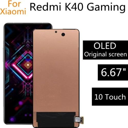 6.67" For Xiaomi Redmi K40 Gaming LCD Display with Touch Panel Screen Digitizer Assembly for redmi k40 Game Edition Display