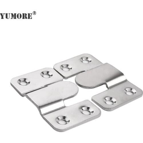 YUMORE 100pcs/lot Picture frame hook wall hanger Heavy duty Interlock Joint Bracket Professional Art Gallery Hanging fasteners