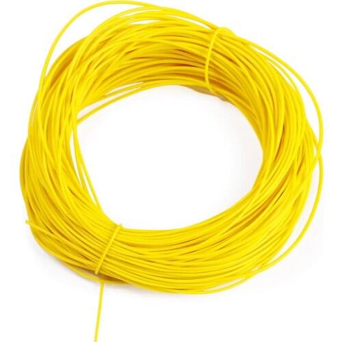 PVC Nylon Yellow 1 Piece Fly Fishing Line Weight Forward Line Floating