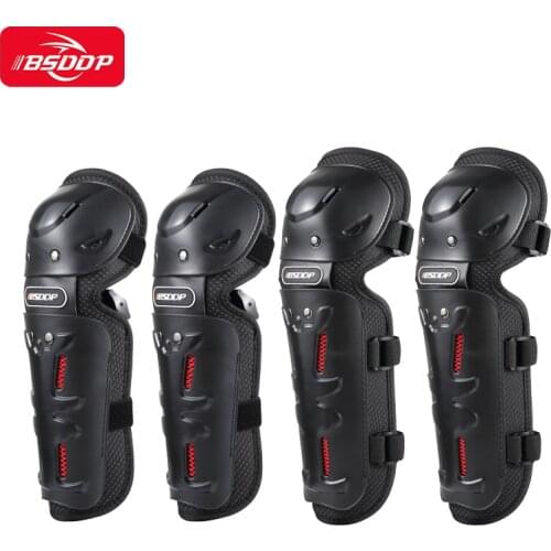 BSDDP Motorcycle PE Knee Pads Motocross Bike Elbow Protection Racing Equipment Use for Mtb Snowboard Motorbike Hockey Climbing