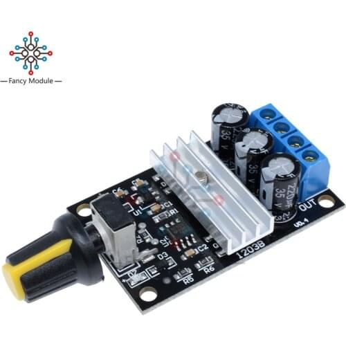NE555 Motor Speed Controller Module 3A 80W PWM Regulator Adjustable Speed Control Switch Fan DC-DC Motor Governor 12V 24V