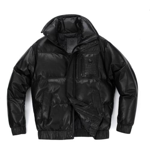 P PALALEATHER Men's Down Jackets