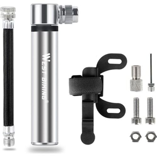 Portable 100Psi High Pressure Pump Bicycle Basketball Mini Inflatable Pumps NEW