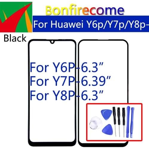 Touchscreen For Huawei Y6P MED-LX9N Touch Screen Y7P ART-L28 L29 / Y8P AQM-LX10 Display Front Glass Replacement
