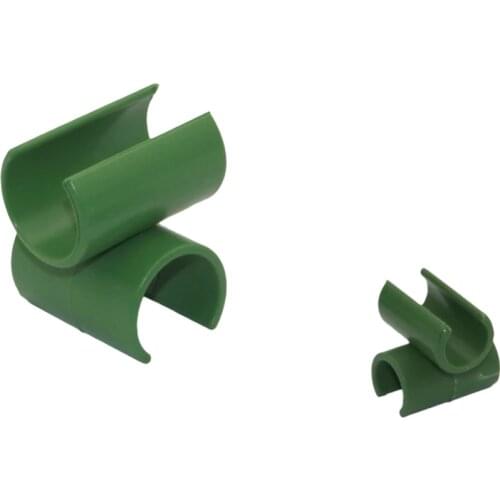 Cross Plastic Gardening Pillar Greenhouse Tray Bracket Fixed Clamp Garden Hose Pipe Clap Agriculture Plant support 5 Pcs