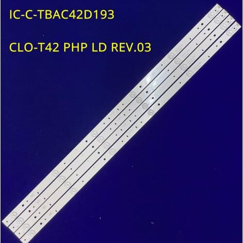 LED Backlight Strip 6 LEDs IC C TBAC42D193 CLO_T42 PHP LD REV0.3 42PFL3188H/12 TPT420H2
