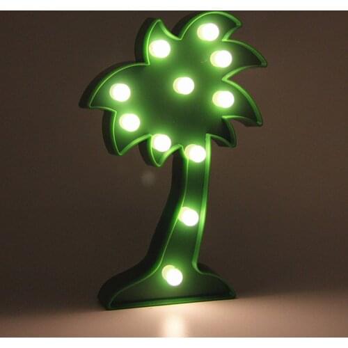 Coconut Tree LED Night Light Decorative Luminous Night Lamp for Bedroom Living Room Home Decor Christmas Birthday Holiday Gift