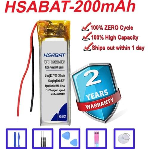 Top Brand 100% New 200mAh AHB480832PK Battery for PLANTRONICS Voyager Legend,5200 Headest in stock