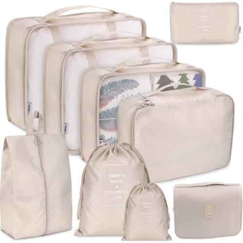 Waterproof Multifunctiona Storage Bag Business Trip Clothing Sorting Organizer Clothes Cosmetics Toiletries Pocket Accessories