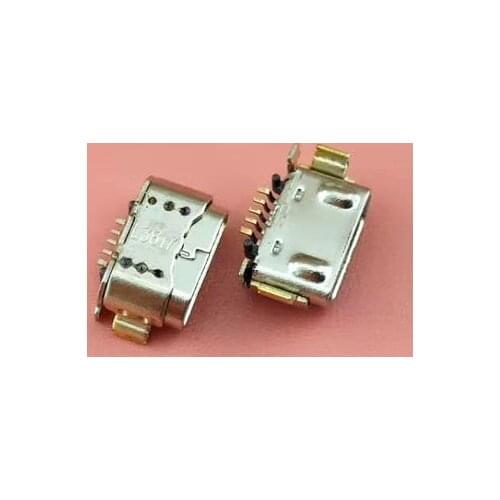 100pcs/lot For LG K9 X210 LM-X210EM LMX210EM Charging Port Connector Micro USB Connector Jack Micro USB Socket Charger