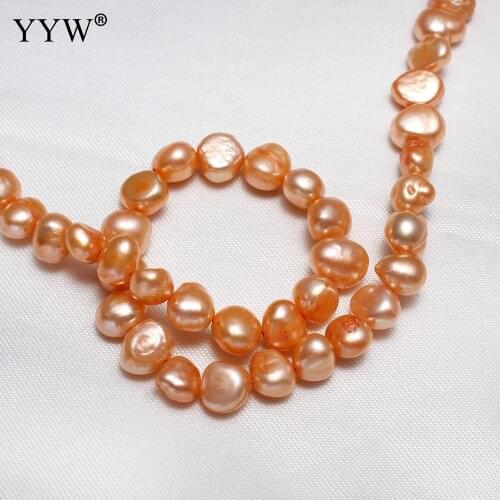 14.2Inch Baroque Freshwater Pearl Beads 7-8mm Loose Perles For DIY Craft Bracelet Necklace Jewelry Making 14.2" strand