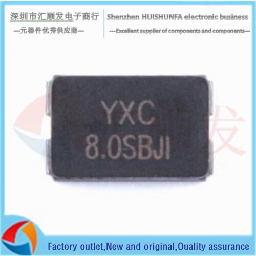 2pcs!!! 5032 SMD passive crystal oscillator/YSX530GA 8MHz 10PPM 20pF X50328MSB2GI 2 feet