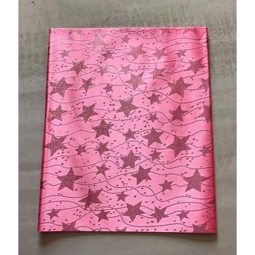 2018 New Design African Headtie Super Quality Pink Sego Gele headtie Stars Design Nigerian Wedding Accessory 2pcs/bag