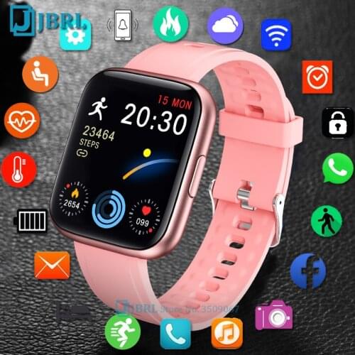 2021Smart Watch Women Men Full Touch Smartwatch Heart Rate Fitness Tracker Smart Clock For Ios Android Bluetooth Smart-watch