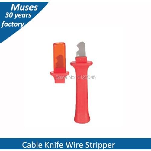 36HS German Style Fixed Hook Blade Cable Cutter Knife Wire Stripper Stripping Tool